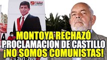 JORGE MONTOYA RECHAZA AL COMUNISMO Y LA PROCLAMACIÓN DE PEDRO CASTILLO COMO PRESIDENTE - JNE