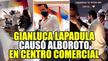 GIANLUCA LAPADULA CAUSÓ ALBOROT0 EN CONOCIDO CENTRO COMERCIAL: “TODOS QUIEREN AL BAMBINO”