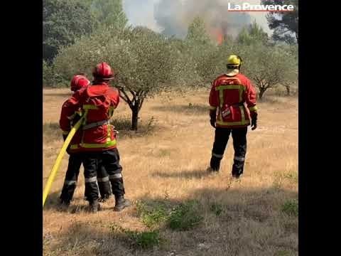 Vaucluse : le vent gagne en intensité, plusieurs reprises du feu à Beaumes-de-Venise