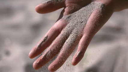 Sand Hand Beach Desert Sea