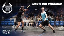 Squash: Allam British Open 2021 - Men's Rd1 Roundup