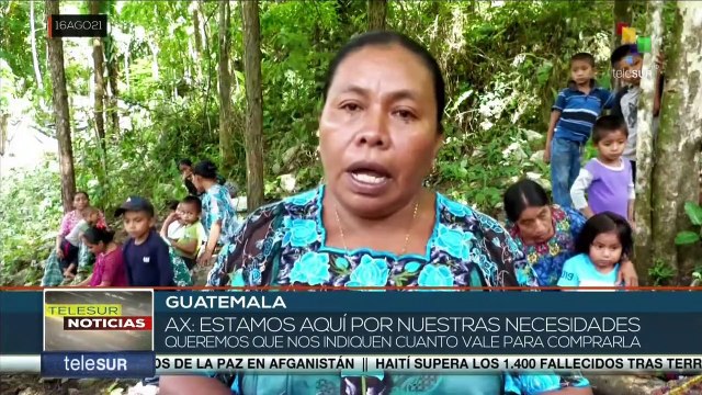 Mozos colonos en Guatemala buscan recuperar tierras de terrateniente muerto