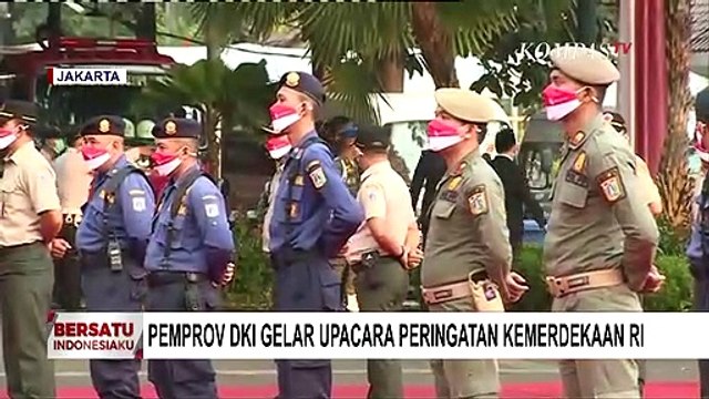 Gelar Upacara HUT ke-76 RI di Tempat Isolasi Terpusat, Seluruh Peserta Pakai Baju Hazmat