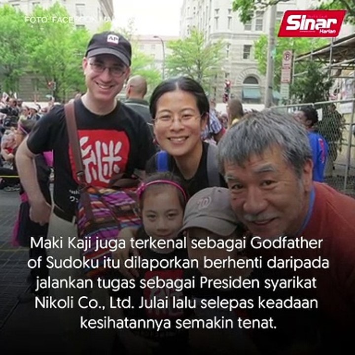 Pengasas sudoku, Maki Kaji meninggal dunia