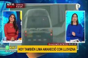 ¡Atención conductores! nuevamente Lima amaneció con llovizna