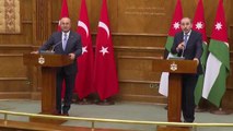 Ürdün Dışişleri Bakanı Safedi, Bakan Çavuşoğlu ile ortak basın toplantısında konuştu