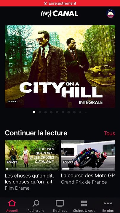 Vidéo Profils myCANAL 20210805