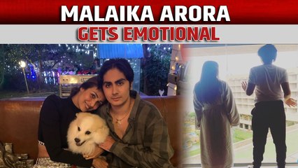 Malaika Arora gets emotional as son Arhaan embarks on a new journey
