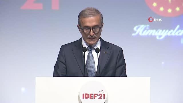 IDEF açılışında konuşan Savunma Sanayi Başkanı Prof. Dr. Demir: Bugün geldiğimiz noktada proje hacmi 60 milyar doları bulan yaklaşık 750 proje...