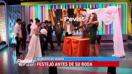 Humor: Novio tuvo un excesivo festejo antes de su boda
