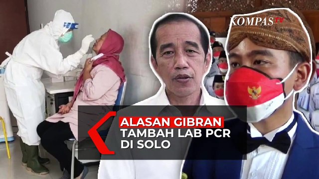 Alasan Gibran Tambah Lab PCR di Solo dan Siap Ikuti Instruksi Presiden Soal Harga Swab PCR