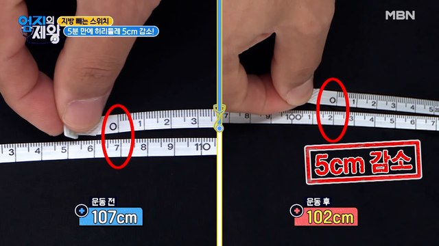 허리둘레 5cm 즉시 감소! 뱃살 빼는 운동법 ver. 2