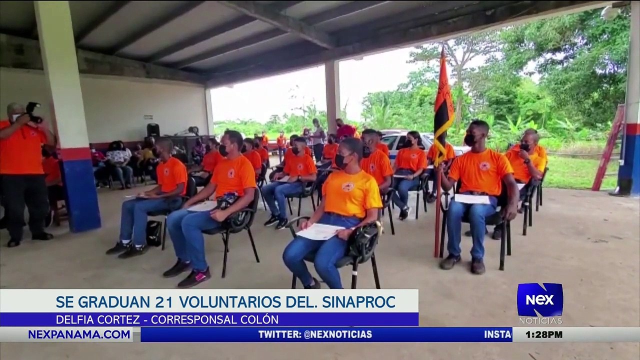 Se gradúan 21 voluntarios del Sinaproc - Nex Noticias