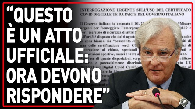 RINALDI IN DIRETTA ▷ L'ITALIA POTREBBE ESSERE IN SANZIONE SUL GREEN PASS: HO PRESENTATO UN'INTERROGAZIONE URGENTE IN UE