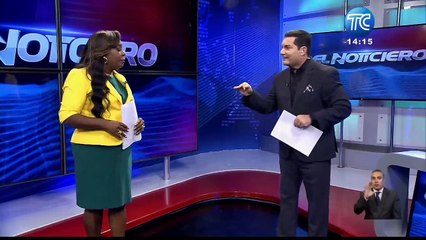 Guayaquil: a escobazos tumbaron a ladrones en moto