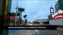 teleSUR Noticias 15:30 19-08: Grace se degrada a tormenta tropical en su paso por México