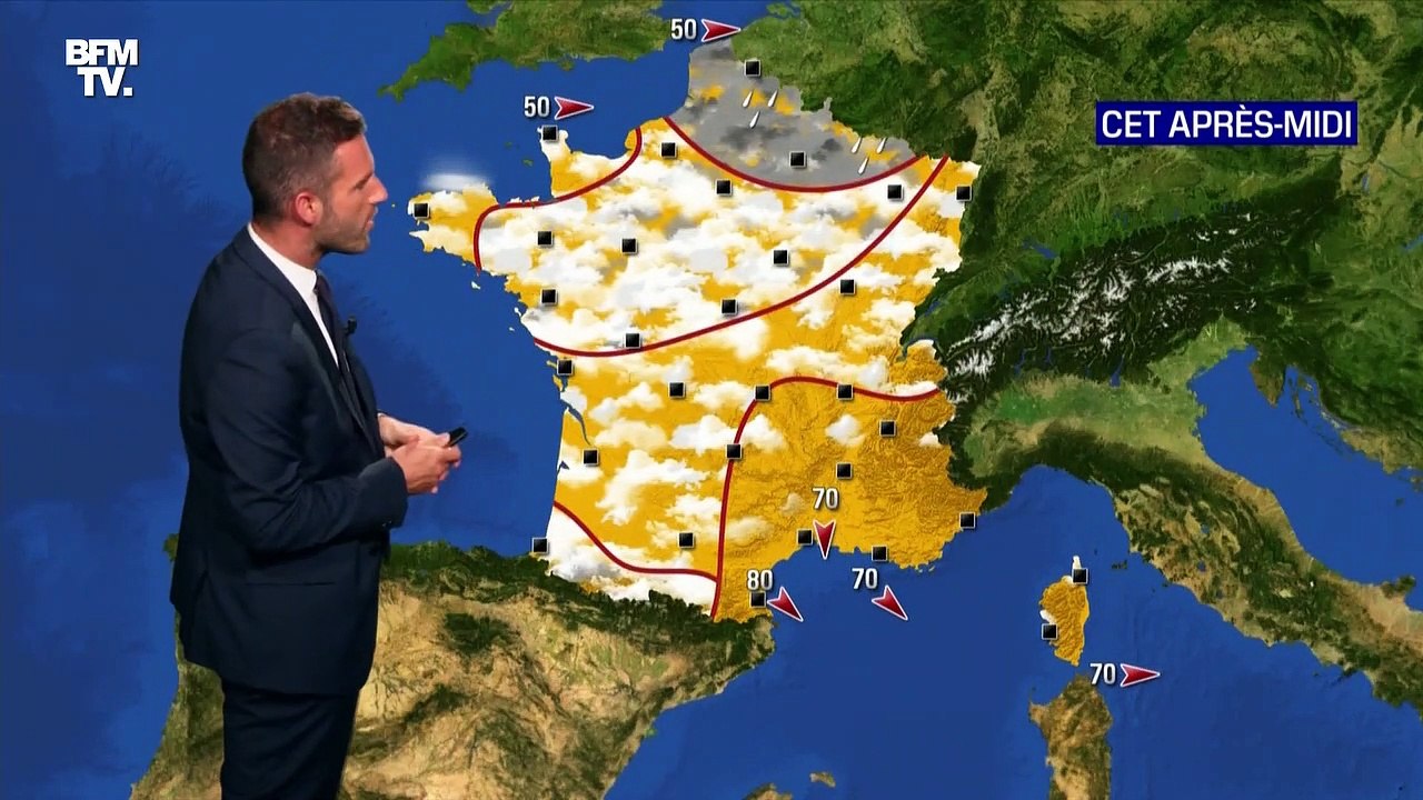 La météo pour ce mercredi 18 août 2021