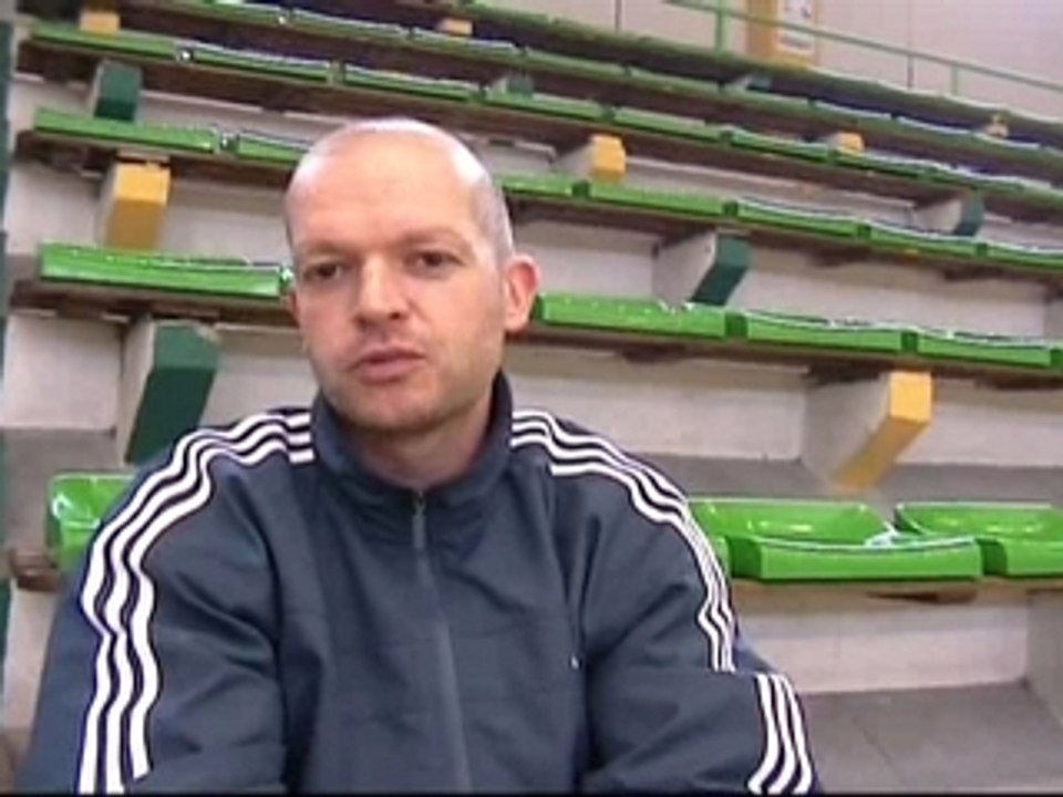 Interview du Coach lors d'une séance de shooting