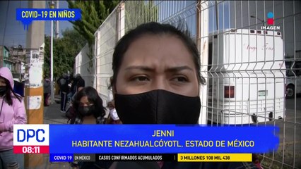 Padres de familia buscan pruebas de Covid 19 para niños en el Edoméx