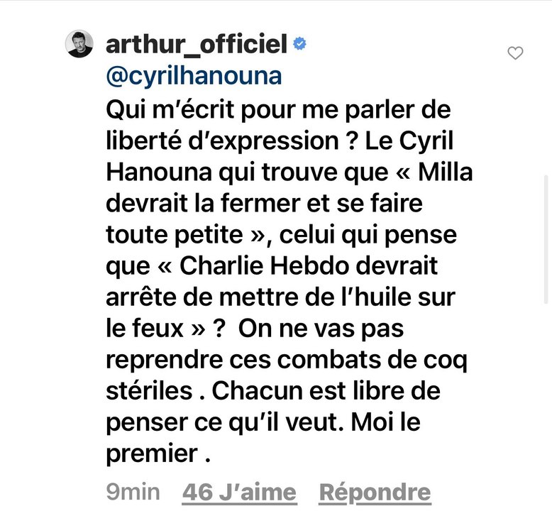 Cyril Hanouna : il relance sa guerre contre Arthur sur Instagram