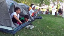 Siverekli gençler ‘Sporla Hayata Değer Kat’ projesiyle kampta doyasıya eğlendi