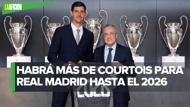 Thibaut Courtois renovó contrato con el Real Madrid por cinco años más