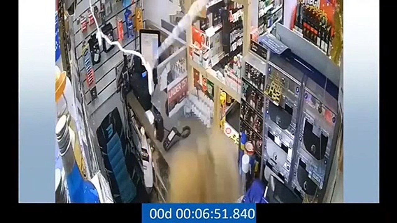 Shopkeeper fights off knife-wielding robber with wine bottle in Blackburn