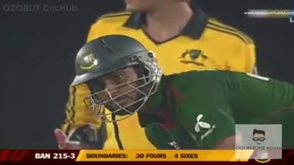THE MAGNIFICENT MAHMUDULLAH 68 (NOT OUT) _ BANGLADESH BS AUSTRALIA 3RD ODI 2011