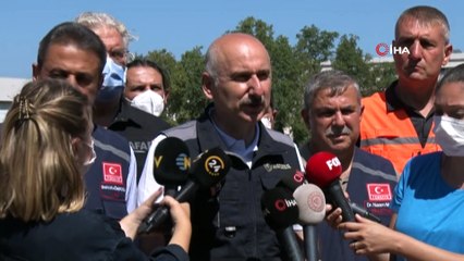 Bakan Karaismailoğlu: “Hedefimiz kalıcı köprülerin 2 ay içerisinde bitirilmesi”