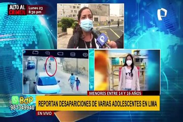 ¡Cuidado con sus hijos! Reportan desaparición de adolescentes entre 13 y 16 años en Lima