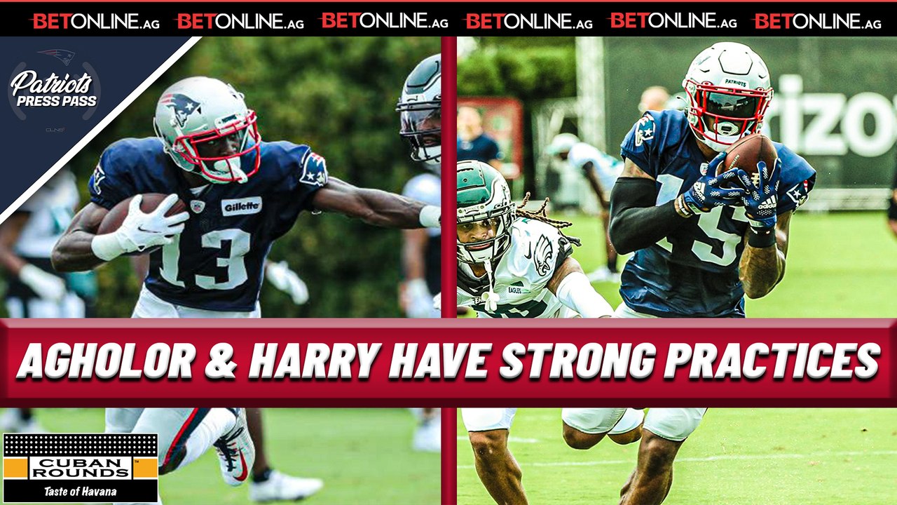 Agholor & Harry SHINE at Practice