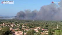 Fransa'nın güneyindeki orman yangını nedeniyle binlerce kişi tahliye edildi