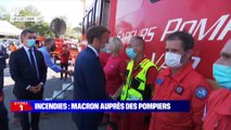Story 2 : Le feu pas fixé, Emmanuel Macron auprès des pompiers dans le Var - 17/08