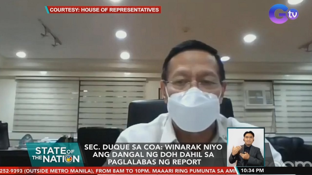 Duque says COA ‘destroyed’ DOH, chairman says due process followed | SONA