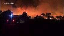 عمليات إجلاء في الكوت دازور بسبب حريق غابات كبير