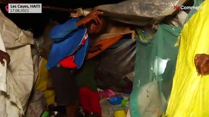 Just two days after a powerful earthquake, Haiti is hit by tropical storm Grace.