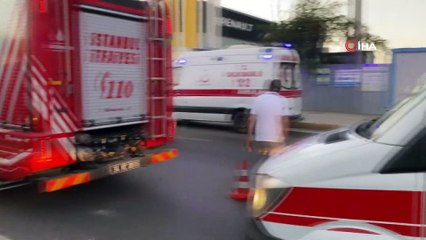 Sancaktepe’de makas atan otomobil kazaya neden oldu: 2 yaralı