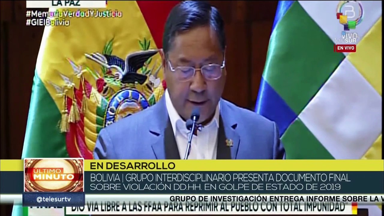 Presidente de Bolivia honra la memoria de las víctimas del golpe de Estado de 2019