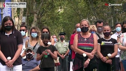 Barcelone : hommage aux victimes de l'attentat au véhicule-bélier de 2017