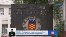Sa gitna ng pagsipa ng COVID cases, Duterte at Duque, binira ang COA | Saksi