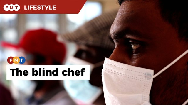 Gutsy chef cooks up a storm despite being blind