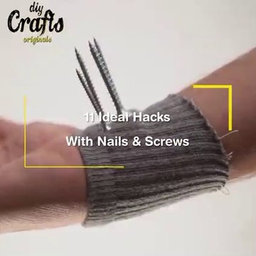11 ideas hacks with nails and screws You Should try Smart DIY Ideas DIY Nail Art Ideas and More