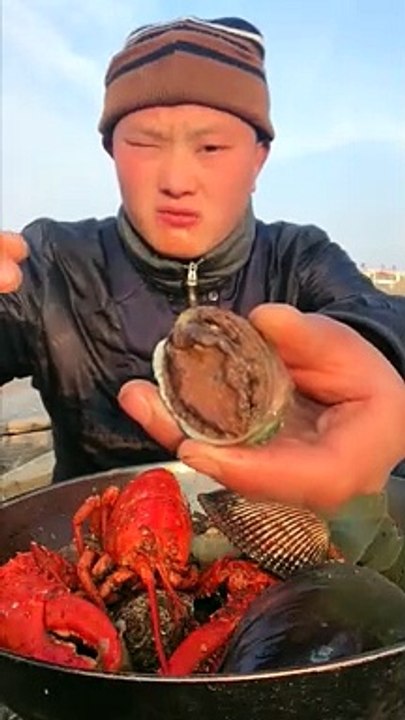 SPICY SEAFOOD | SQUID OCTOPUS SUPER NICE EATING |  أصوات الأخطبوط ال | #shorts #88
