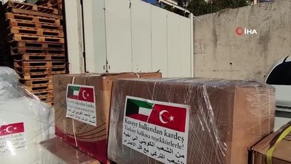 Kuşadası'nda yaşayan Kuveytlilerden sel mağdurlarına yardım eli