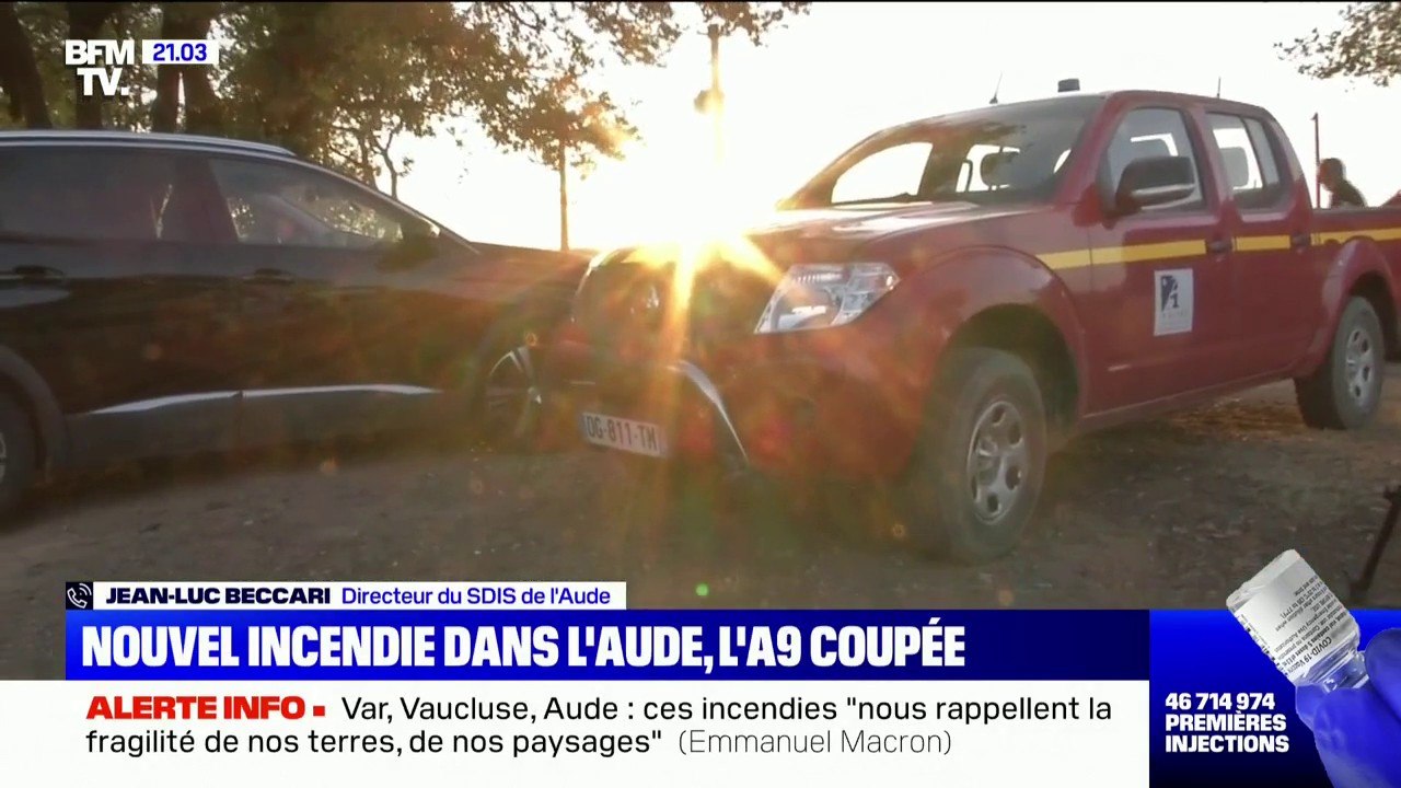 Aude: "4 feux en cours, dont un n'est pas encore fixé", selon les pompiers