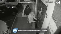 Criminosos roubam joalheria em Linhares