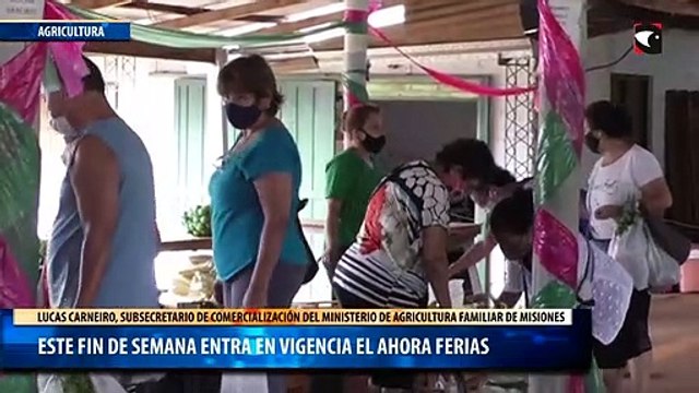 Este fin de semana entra en vigencia el Ahora Ferias