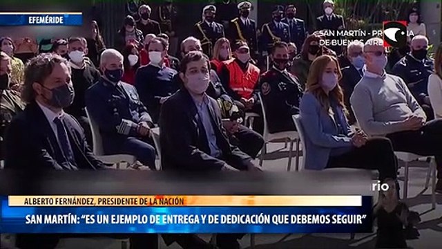 San Martín “es un ejemplo de entrega y de dedicación que debemos seguir”