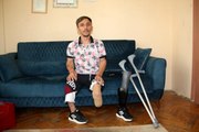 Bacağı kesilen şahıs protez için yardım severlerden destek bekliyor