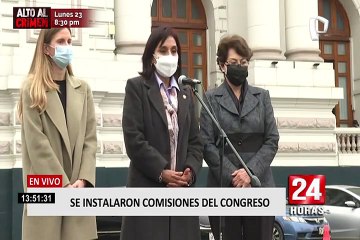 Se instalaron de manera oficial las comisiones legislativas del Congreso de la República